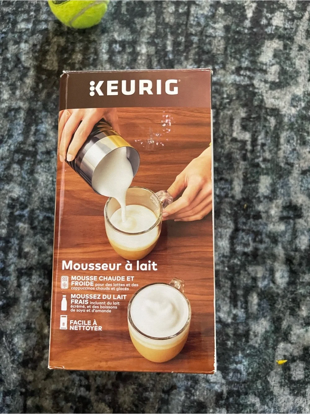 Keurig Milk Frother in Black and Silver new